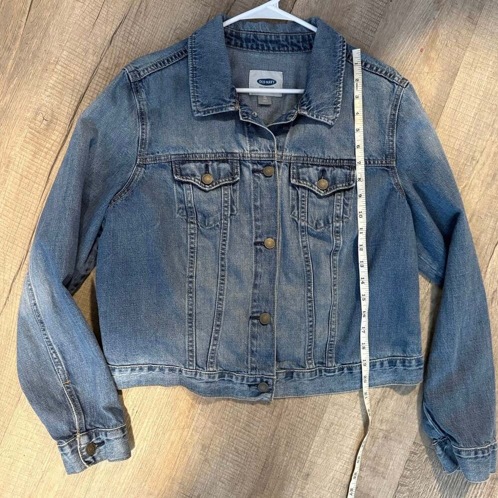 Old Navy Medium Wash Denim Jacket XL